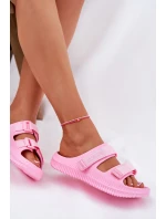 Dámské Pěnové Sandály Se Suchým Zipem Big Star RR274A528 Růžové Dámské Pěnové Sandály Se Suchým Zipem Big Star RR274A528 Růžové