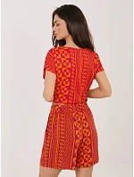 Šortky D73771M62489KD oranžová