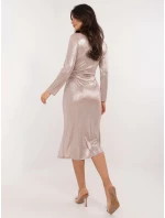 Šaty DHJ SK 18169.76 béžové Šaty DHJ SK 18169.76 béžové