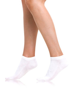 Krátké dámské bambusové ponožky BAMBUS AIR LADIES IN-SHOE SOCKS - BELLINDA - bílá