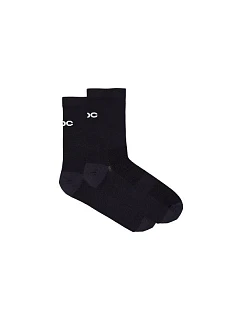 Cyklistické ponožky POC Cadence Road Socks, černé