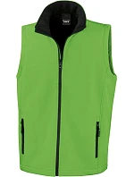 Result R 232M Pánská 2-vrstvá softshell vesta "Printable" 30.232M vivid green/black