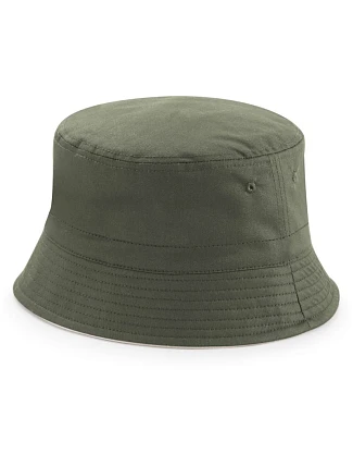 Beechfield B 686 Klobouk "Reversible Bucket Hat" 53.0686 olive green/stone Beechfield B 686 Klobouk "Reversible Bucket Hat" 53.0686 olive green/stone