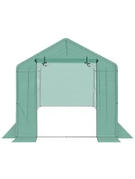 ZAHRADNÍ TUNEL 200x350x200 cm PE KONSTRUKCE ZELENÁ OCEL