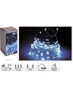 DRÁTĚNÉ SVĚTLO GIRLANDA 320 VEDLO STUDENÁ BÍLÁ