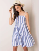 Šaty LK SK 507684.14 bílá a modrá