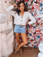 Dámský svetr SISTERS light beige FashionStreet MY1959z Dámský svetr SISTERS light beige FashionStreet MY1959z