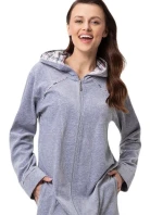 Dámský župan Luna 389 Velour 3XL Z24 Dámský župan Luna 389 Velour 3XL Z24