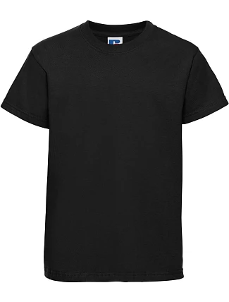 Russell Athletic 180B Dětské tričko z těžké bavlny "Authentic" 10.180B black