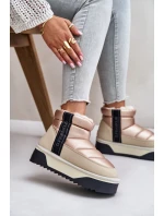 Nízké Sněhule Na Silné Podešvi D.Franklin Béžové DFSH371010 Nízké Sněhule Na Silné Podešvi D.Franklin Béžové DFSH371010