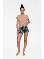 Dámské pyžamo Hilly 3 pack 40159-69X Light Pink-Blue - Henderson Ladies