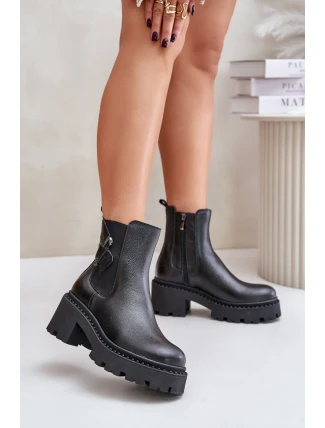 Boty na podpatku  model 202816 Step in style