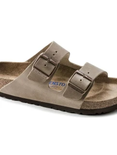 Birkenstock Arizona Soft Footbed Oiled Leather Tabacco Brown úzké žabky pro muže/dámy (0552813)