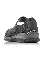 Pohodlná ažurová polobotka Rieker W RKR575 černá