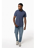Kariban K 239 Pánské elastické piqué polo 20.K239 navy