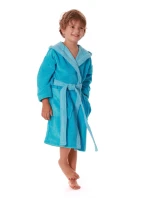 Dětský župan Tampa duo s kapucí 9159 tyrkysová - Vestis Dětský župan Tampa duo s kapucí 9159 tyrkysová - Vestis