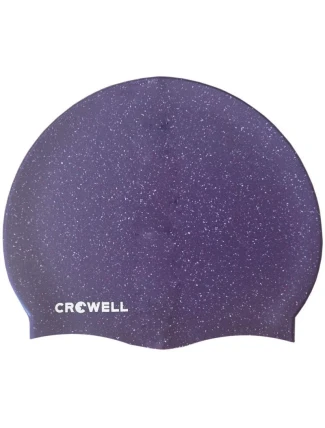 Crowell Recycling Pearl silikonová plavecká čepice fialová barva 4 Crowell Recycling Pearl silikonová plavecká čepice fialová barva 4