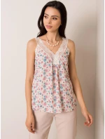 Dámský top D50016F11003A světle béžový