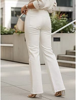 Dámské džíny bootcut high rise white FashionStreet UY2960