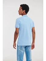 Russell Athletic 566M Pánské elastické piqué polo 10.566M white Russell Athletic 566M Pánské elastické piqué polo 10.566M white