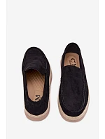 Mokasyny Espadryle Pánské Černé Rexton