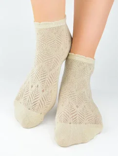 Ponožky Noviti SB118 Jacquard Leaf 35-42