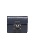 Kožená peněženka Tommy Hilfiger Push Lock AW0AW14344