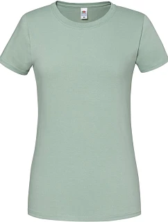 Fruit of the Loom Lady-Fit Iconic 195 T Dámské tričko z těžké bavlny 16.1424 sage