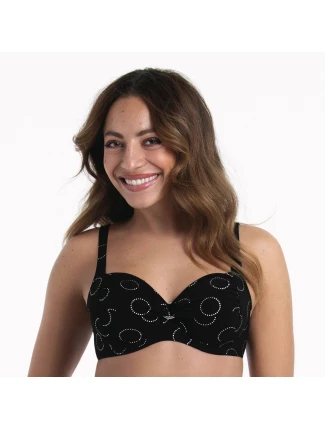 Style Elna Top Bikini - horní díl 8759-1 black - RosaFaia