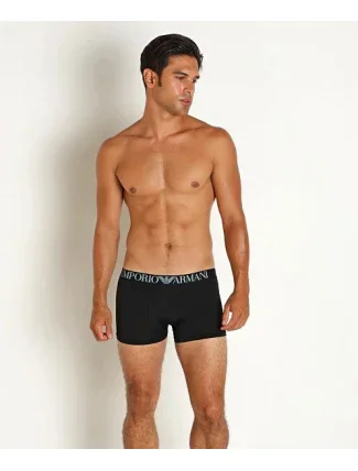Pánské boxerky 111290 3F535 00020 černé - Emporio Armani Pánské boxerky 111290 3F535 00020 černé - Emporio Armani