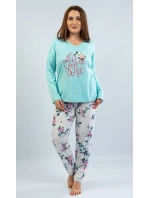 Dámské pyžamo dlouhé Rose Dámské pyžamo dlouhé Rose