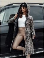 Dámská dlouhá prošívaná bunda VELVETTI s kapucí oboustranná černá FashionStreet TY4654 Dámská dlouhá prošívaná bunda VELVETTI s kapucí oboustranná černá FashionStreet TY4654