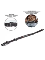 HMS černý posilovací opasek PA3778 r.L HMS černý posilovací opasek PA3778 r.L