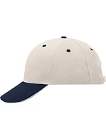 Daiber MB 24 6 panelová sandwich kšiltovka 03.0024 beige/navy/beige