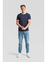 Fruit of the Loom Ringer T Racerback tričko 16.1168 navy/white
