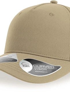 Atlantis Headwear Fiji 5 panelová baseballová kšiltovka 33.0103 khaki