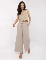 Kalhoty D73761M62237B tmavě lila