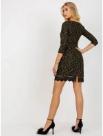 Dámské šaty LK SK 506068 černé a zlaté