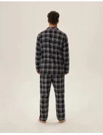 Pyžamo Honor 2 41943 černo-bílé - Henderson Pyžamo Honor 2 41943 černo-bílé - Henderson