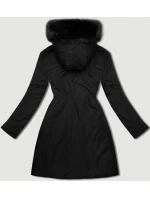 Černo-šedá oboustranná dámská bunda pro přechodné období J Style (16M9159-392) Černo-šedá oboustranná dámská bunda pro přechodné období J Style (16M9159-392)