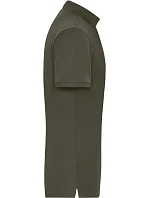 Daiber JN 1806 Pánské pracovní elastické bio polo - Solid 02.1806 olive Daiber JN 1806 Pánské pracovní elastické bio polo - Solid 02.1806 olive