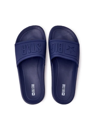 Pánské Klasické Nazouváky Big Star Tmavě Modré DD174688