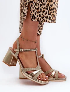 Sandály na podpatku model 197572 Step in style