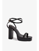 Sandály na podpatku model 212822 Step in style Sandály na podpatku model 212822 Step in style