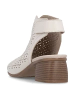 Remonte béžové Remonte dámské kožené sandály Rieker R8777-60 Remonte béžové Remonte dámské kožené sandály Rieker R8777-60