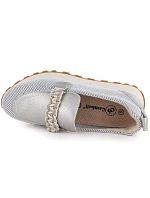 Dámské kožené polobotky sportovní lords gold Cambell 19392