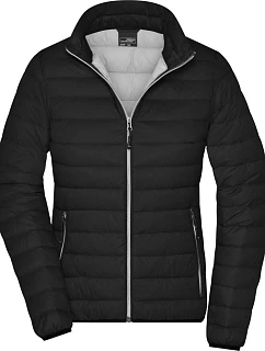 Daiber JN 1139 Dámská péřová bunda 02.1139 black/silver