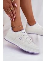 Dámské Tenisky Big Star RR274A245 HI-POLY SYSTEM Bílá-Fialová