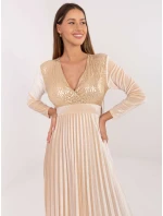 Šaty IT SK 16919.04P světle béžové