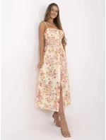 Šaty MI SK 23817 1.88 světle žlutá